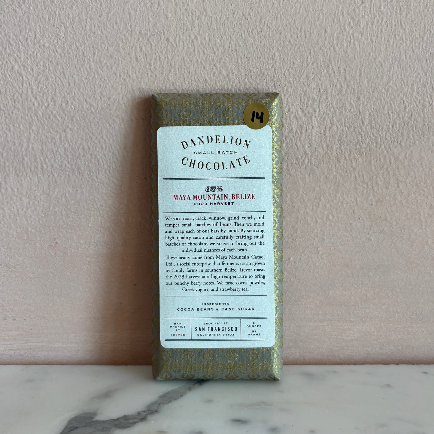 Dandelion Maya Mountain Belize 85%