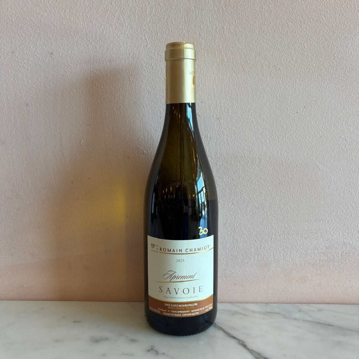 Romain Chamiot "Apremont" Vin de Savoie, Savoie, France 2025