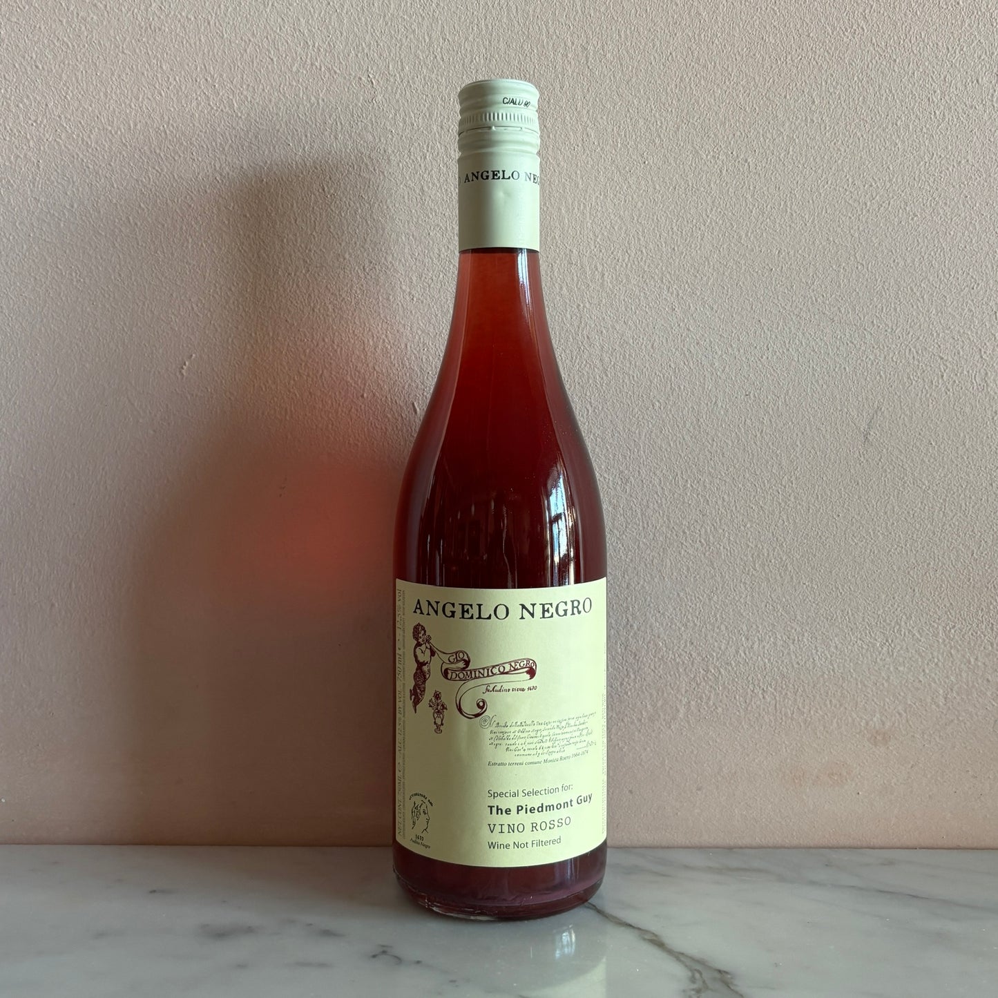 Angelo Negro "Unfiltered Vino Rosso" Brachetto, Piedmont, Italy 2023