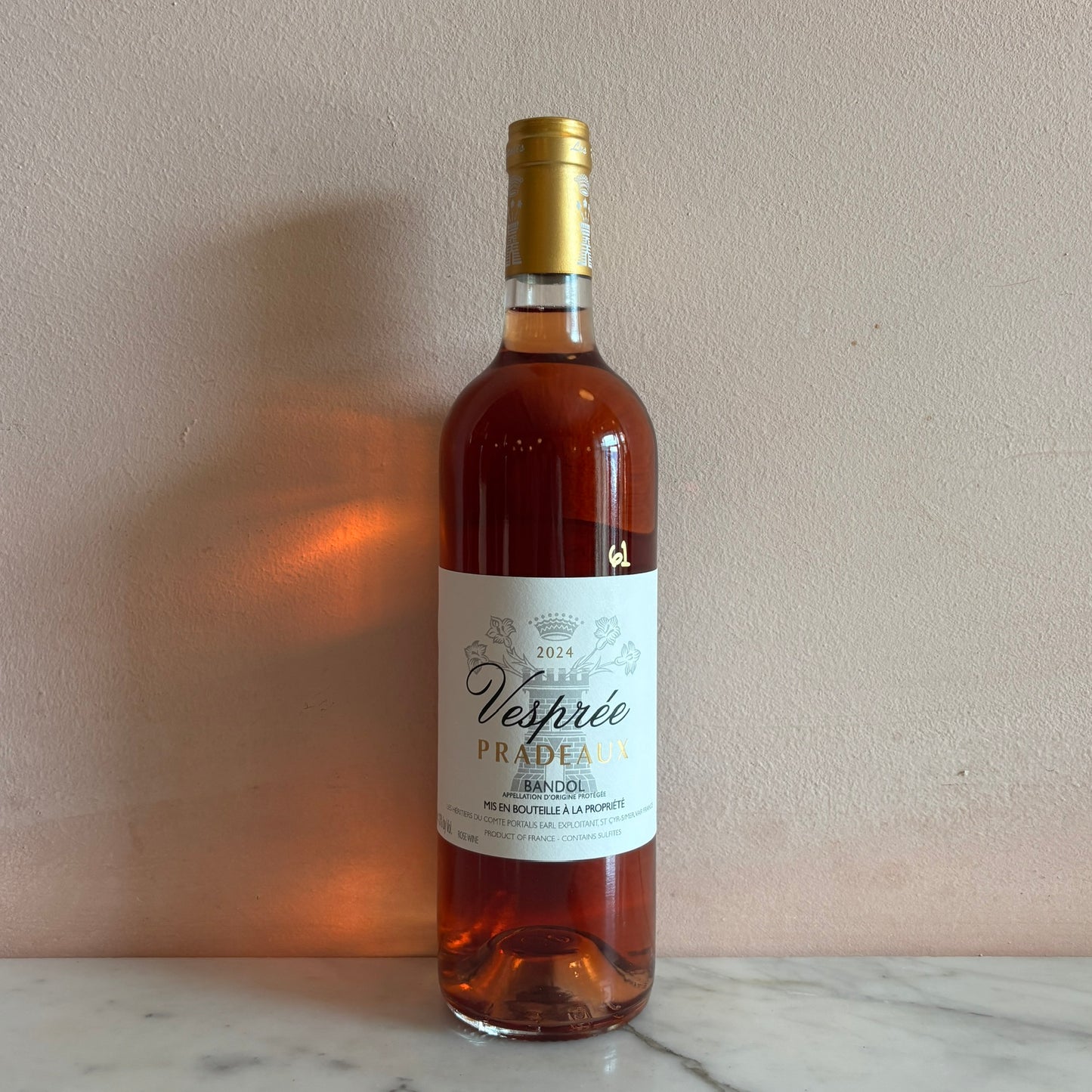 Château Pradeaux "Vesprée" Bandol Rosé, Provence, France 2024