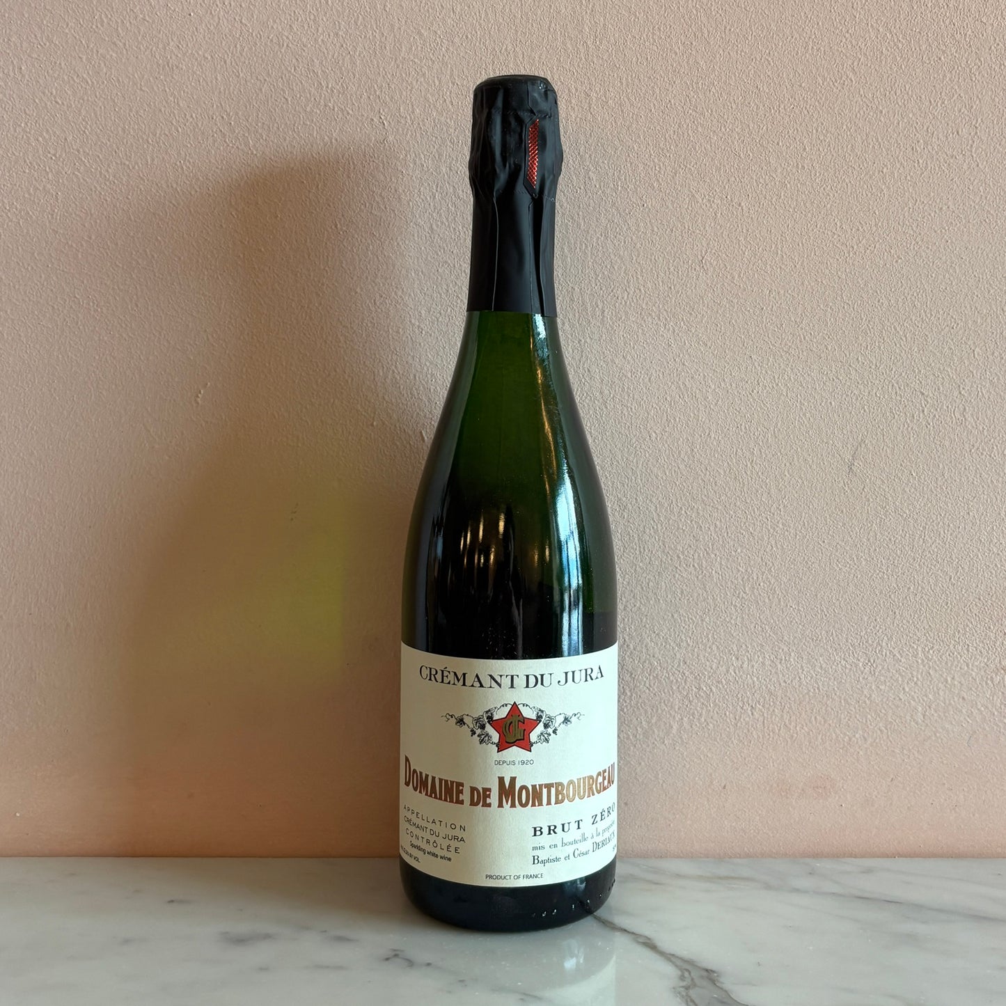 Domaine de Montbourgeau "Crémant du Jura Blanc" Brut Zéro, Jura, France NV