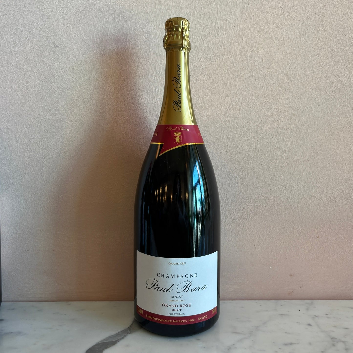 Champagne Paul Bara "Bouzy Brut Rosé Grand Cru" MAGNUM, Champagne, France NV