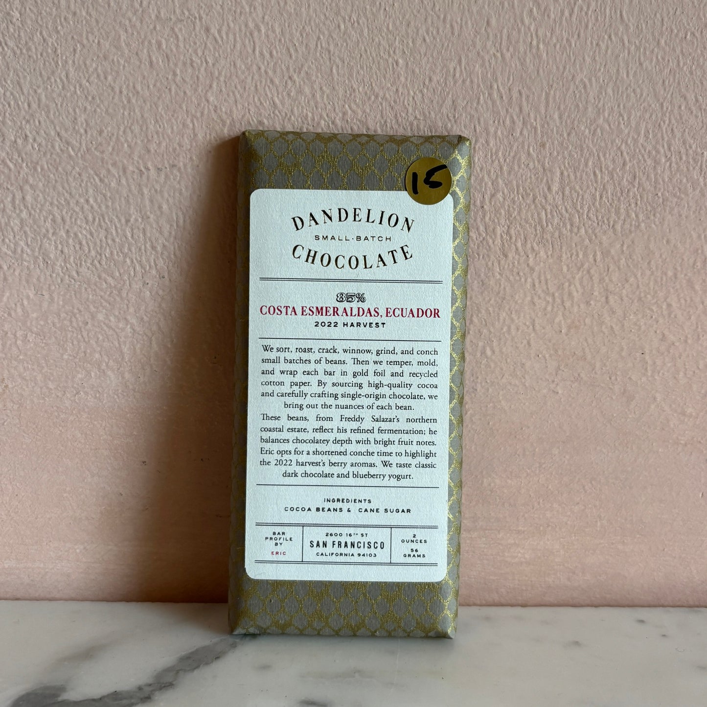 Dandelion Costa Esmeraldas Ecuador 85%