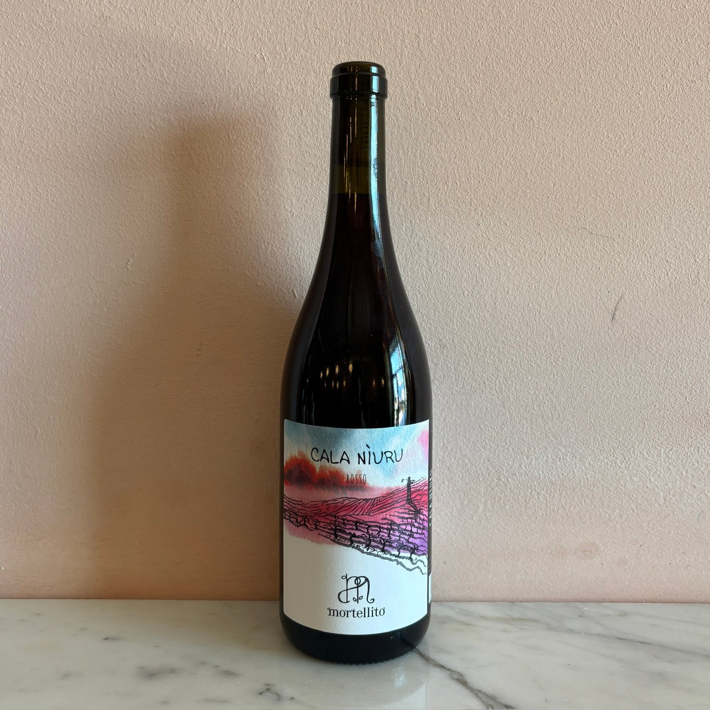 Mortellito "Cala Niuru" Rosso Terre Siciliane, Sicily, Italy 2023