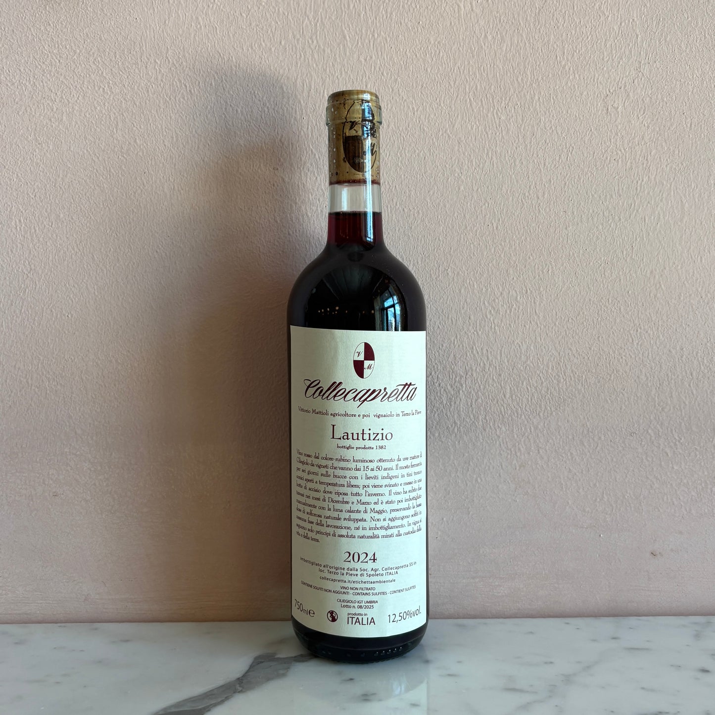 Collecapretta "Lautizio" Ciliegiolo, Umbria, Italy 2024