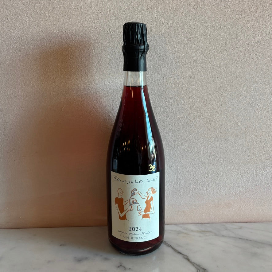Catherine & Pierre Breton "Elle est pas Bulle, la Vie?" Rosé Brut, Loire Valley, France 2024