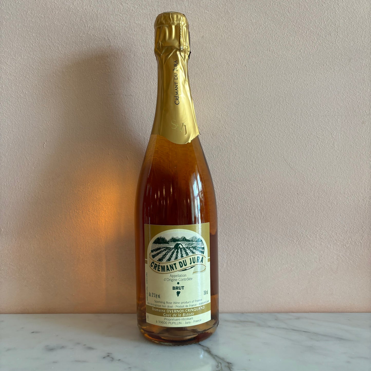Overnoy-Criquand "Crémant du Jura" Rosé Brut Zero, Jura, France NV