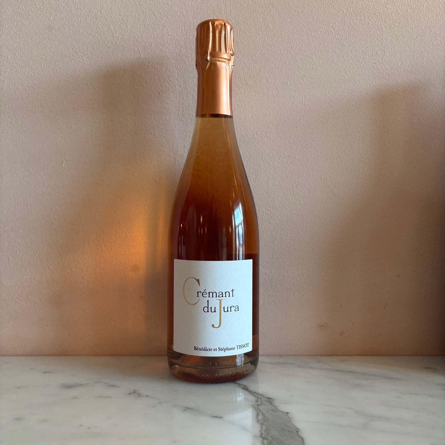 Bénédicte et Stéphane Tissot "Cremant du Jura Rosé" Extra Brut, Jura, France NV
