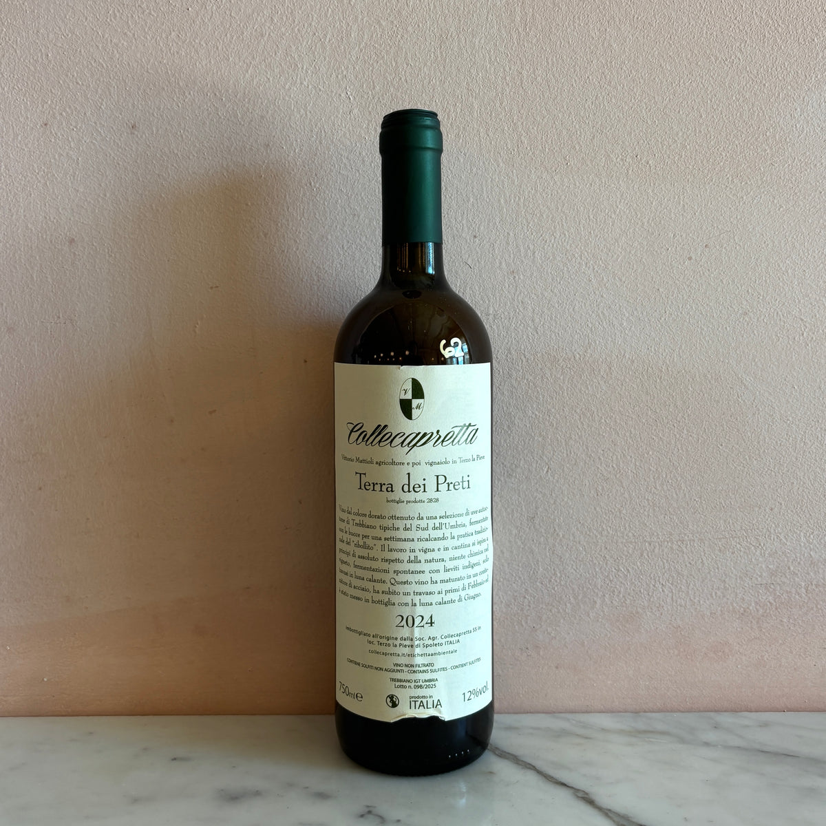 Collecapretta "Terra dei Preti" Trebbiano Spoletino, Umbria, Italy 2024