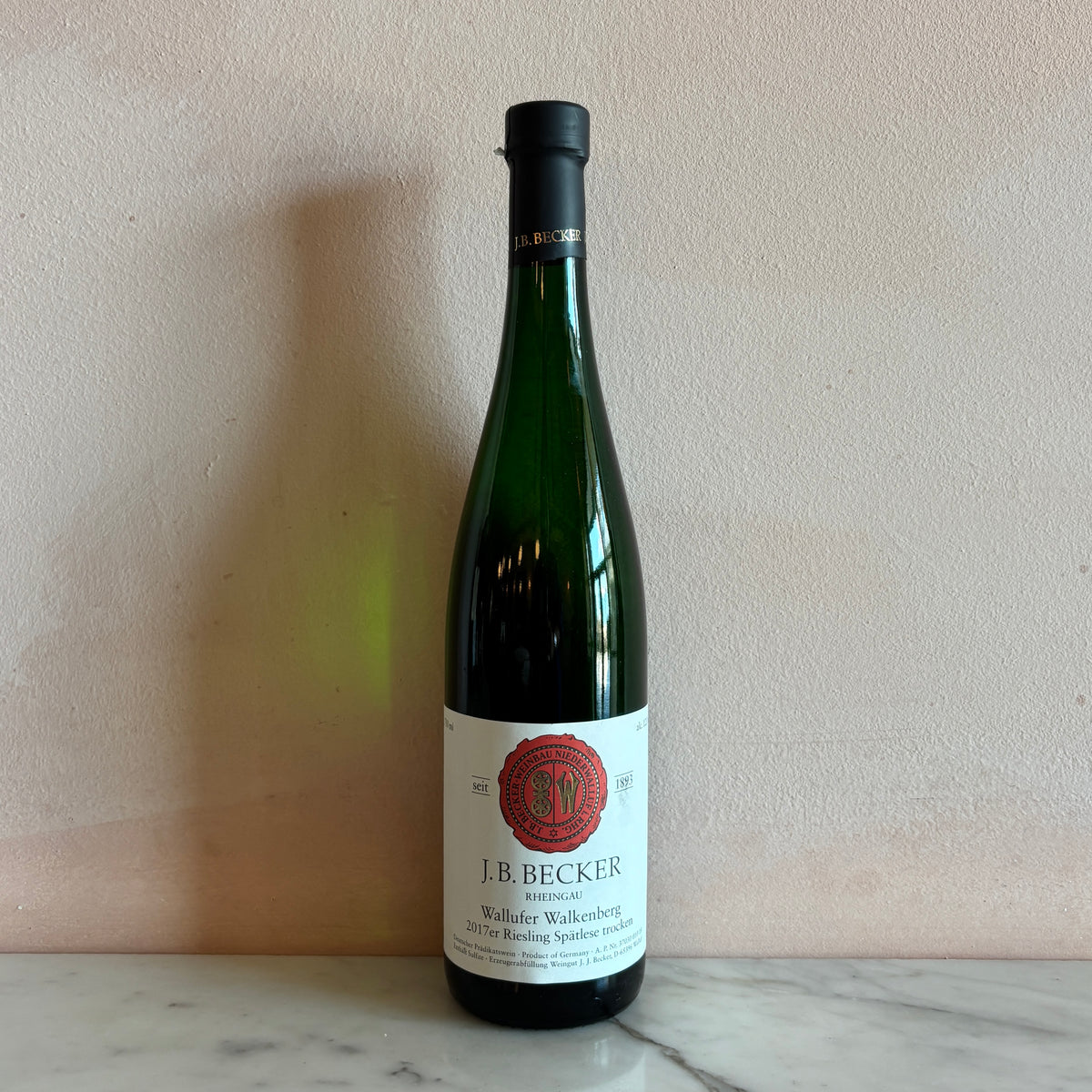 J.B. Becker "Walkenberg" Riesling Spätlese Trocken, Rheingau, Germany 2017