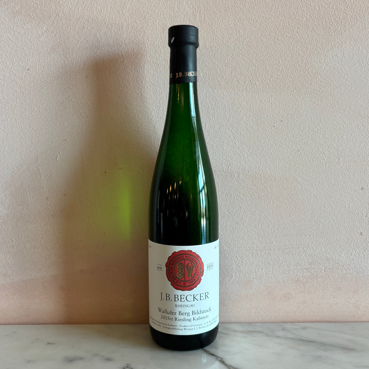 J.B. Becker "Wallufer Berg Bildstock" Riesling Kabinett, Rheingau, Germany 2015