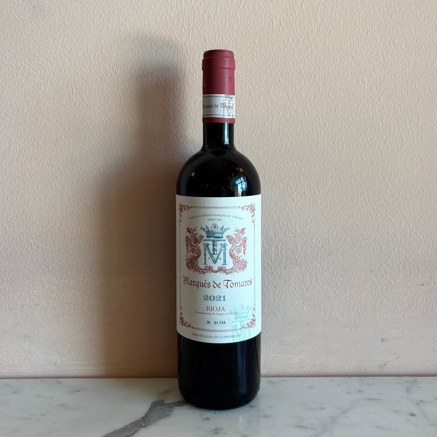 Bodegas Marqués de Tomares "Crianza" Rioja Tinto, Rioja, Spain 2021