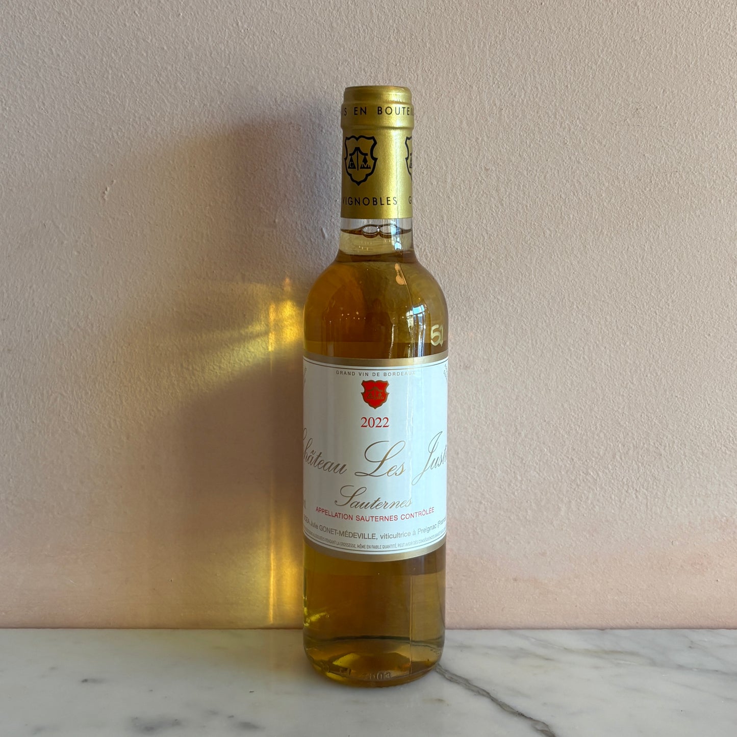 Château les Justices "Sauternes" Bordeaux, France 2022