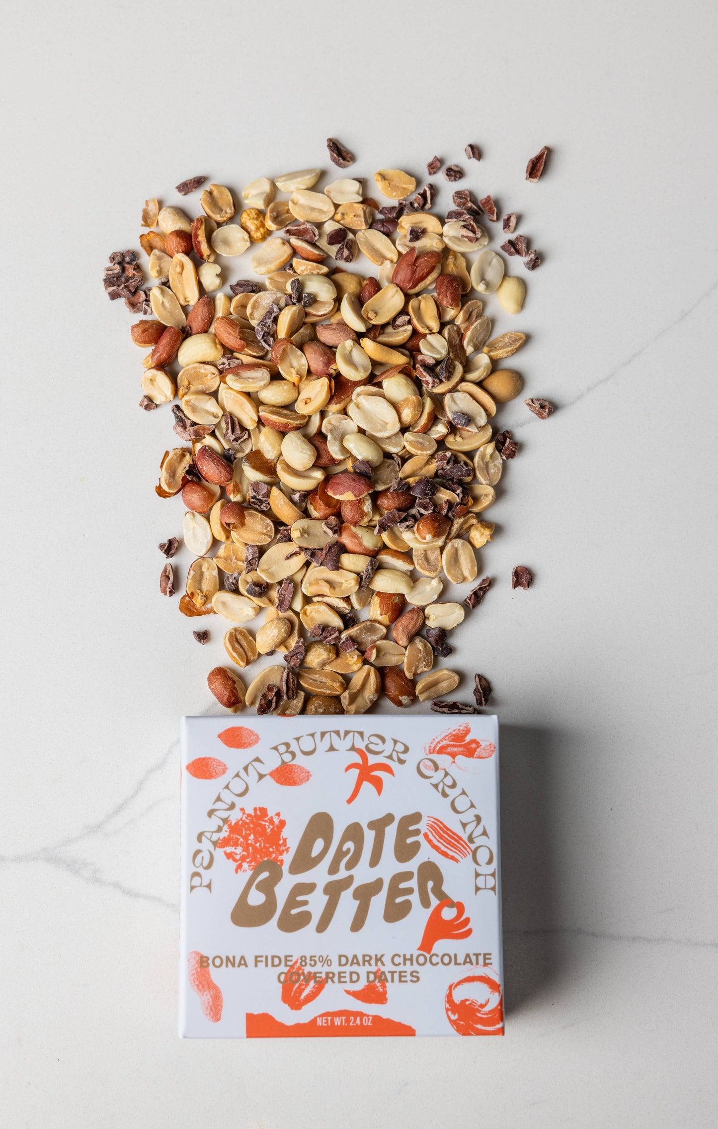 Date Better Peanut Butter Crunch Chocolate Covered Dates