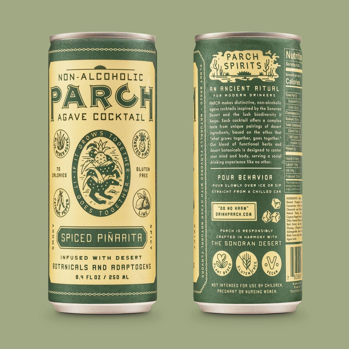 Parch Spiced Piñarita NA Agave Cocktail
