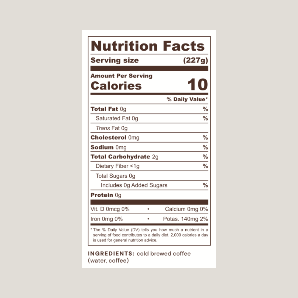 Sonreír Coffee Company Single Origin Cold Brew