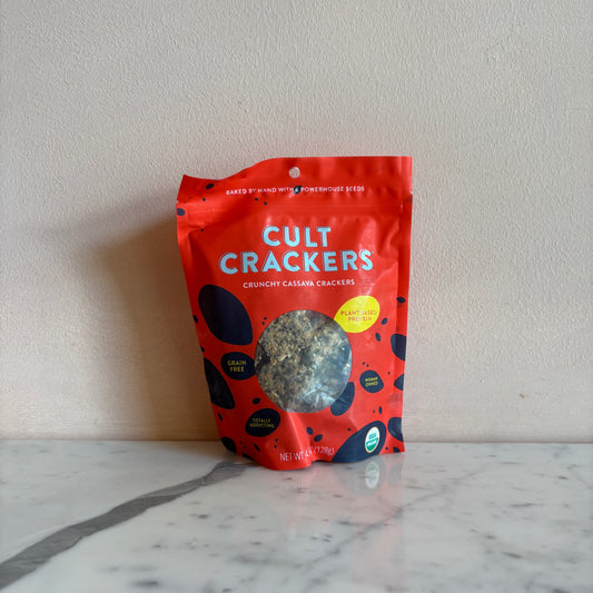 Cult Crackers Crunchy Cassava Crackers