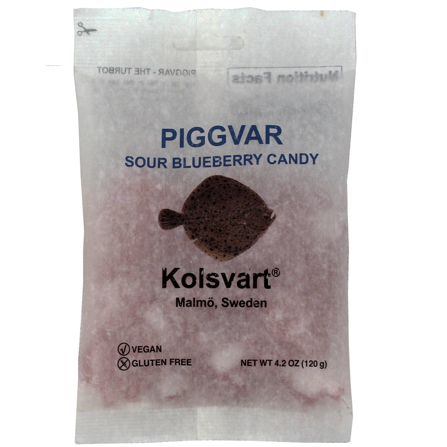 Kolsvart Sour Blueberry Swedish Fish