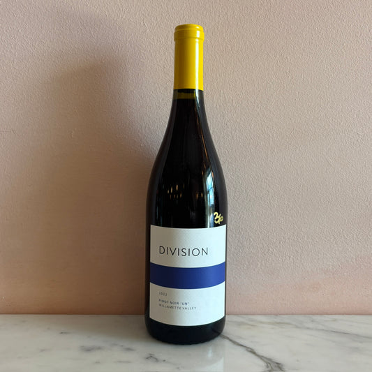 Division "Un" Pinot Noir, Willamette Valley, Oregon 2023
