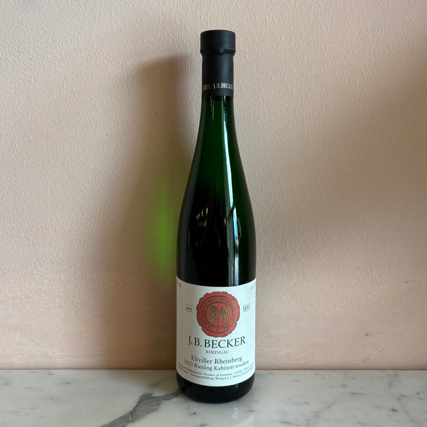J.B. Becker "Rheinberg" Riesling Kabinett Trocken, Rheingau, Germany 2023