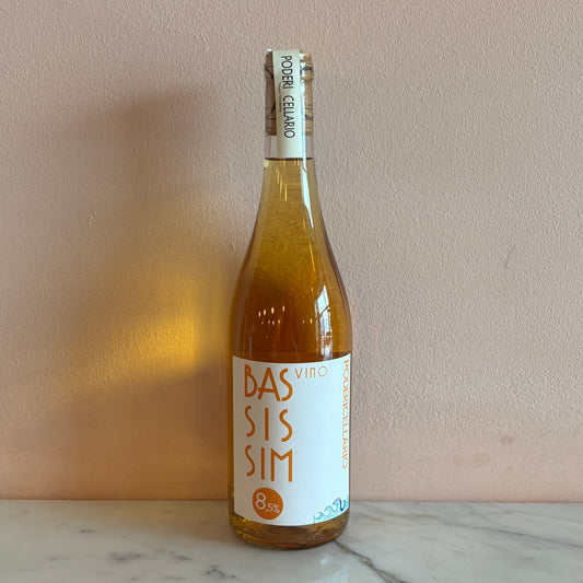 Poderi Cellario "Bassissimo" 8.5% Bianco Macerato, Piedmont, Italy NV