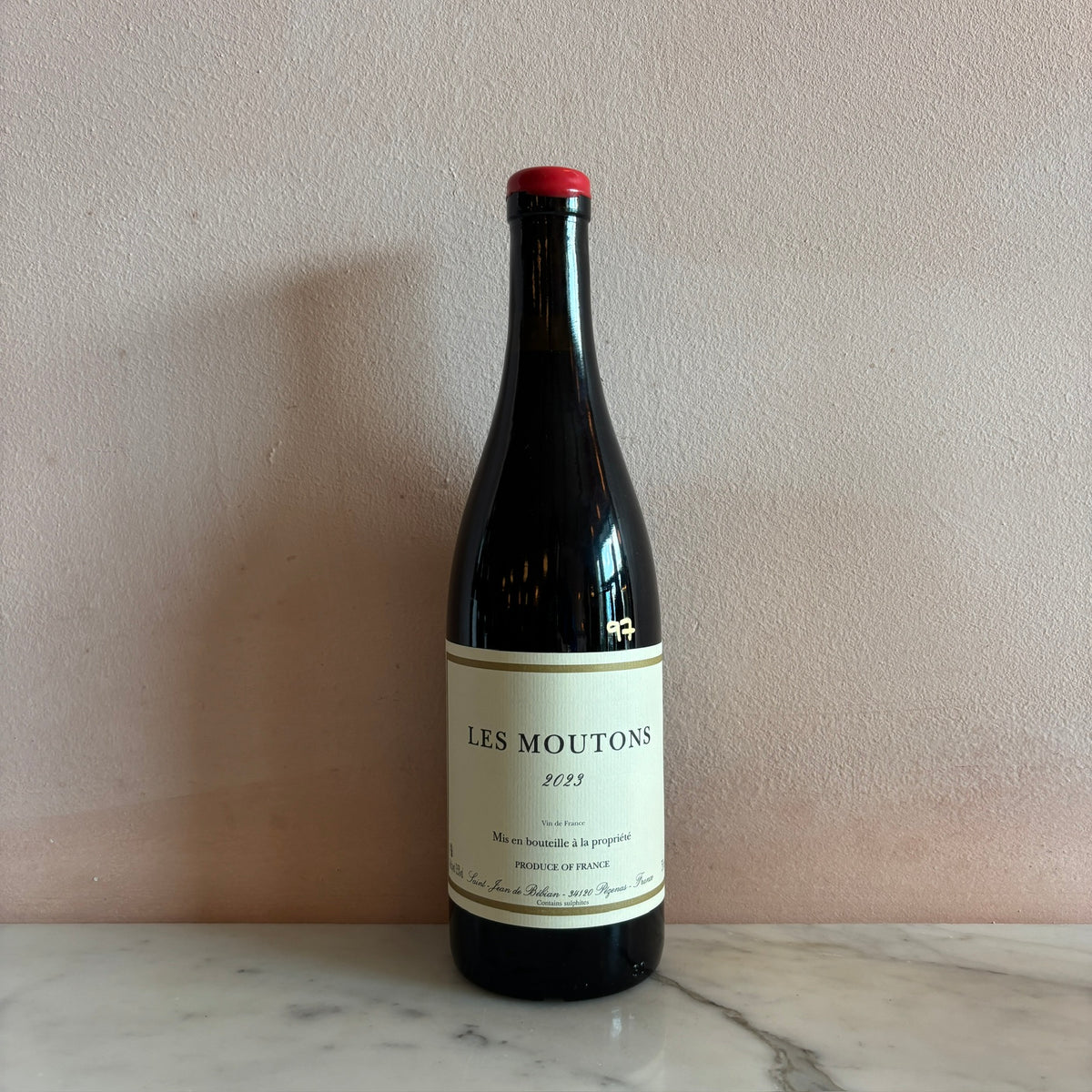 Prieuré Saint-Jean de Bébian "Les Moutons" Vin de France Rouge, Languedoc-Roussillon, France 2023