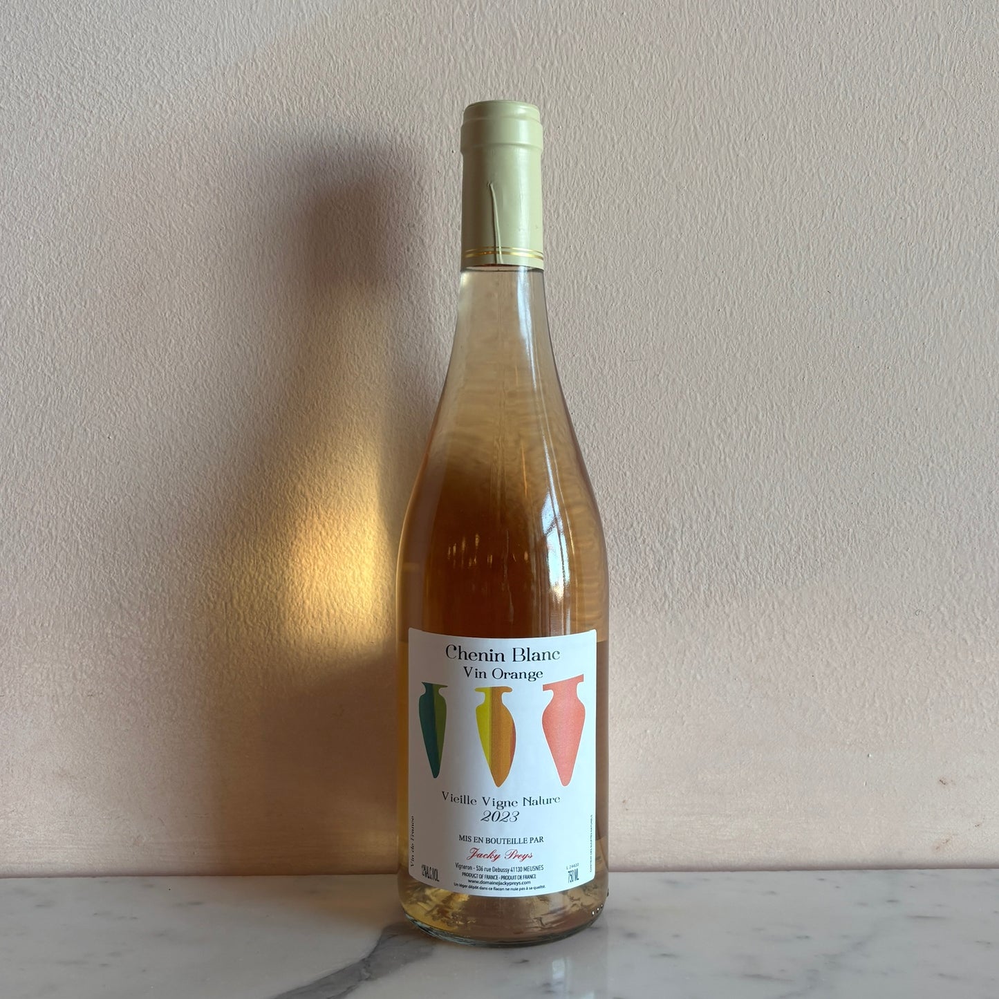Jacky Preys "Chenin Blanc" Vieille Vigne Nature, Loire Valley, France 2023