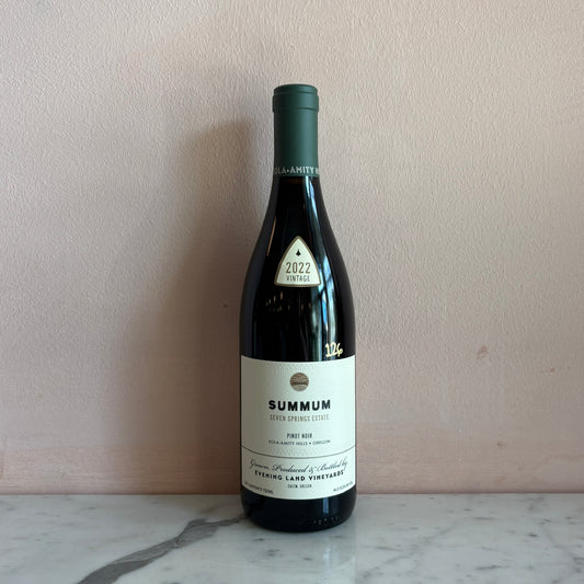 Evening Land Vineyards "Summum" Pinot Noir, Willamette Valley, Oregon 2022