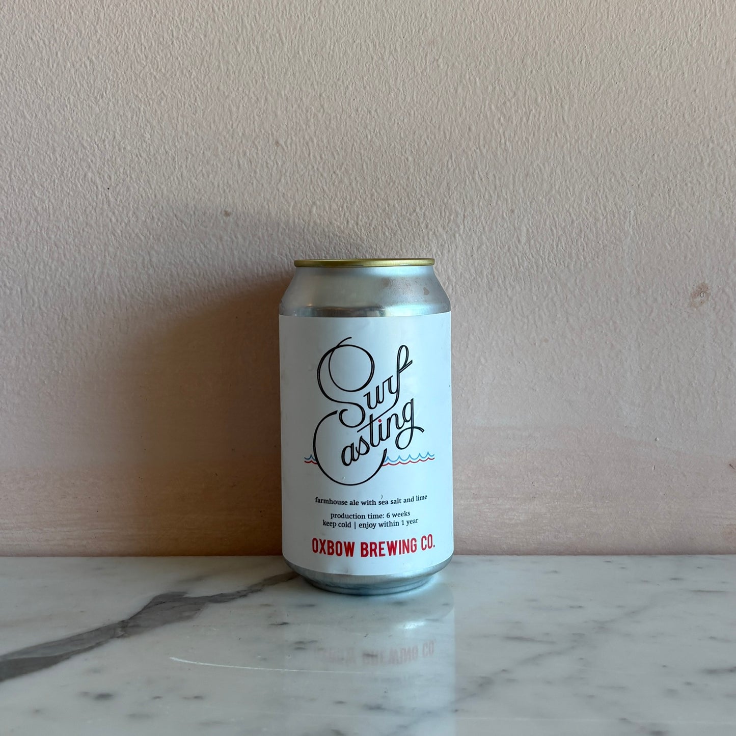 Oxbow Brewing Company "Surfcasting" Farmhouse Ale with Sea Salt & Lime