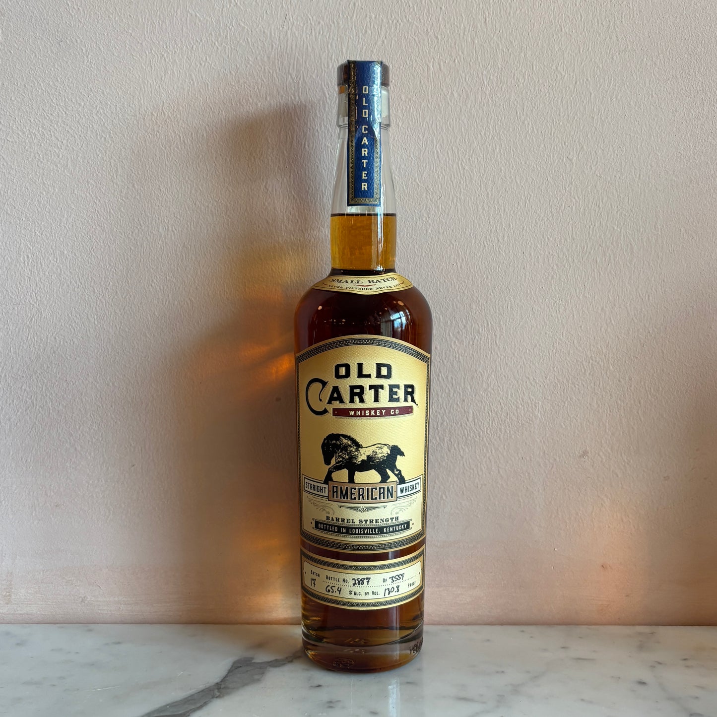 Old Carter Whiskey Co. Straight Bourbon Whiskey Batch #17