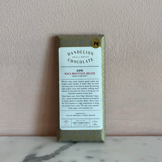 Dandelion Maya Mountain Belize 85%