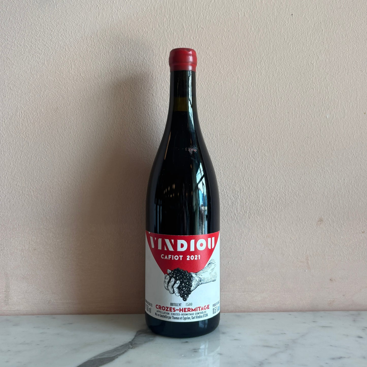 Domaine Vindiou "Cafiot" Crozes-Hermitage Rouge, Rhône Valley, France 2021