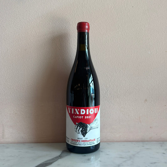 Domaine Vindiou "Cafiot" Crozes-Hermitage Rouge, Rhône Valley, France 2021