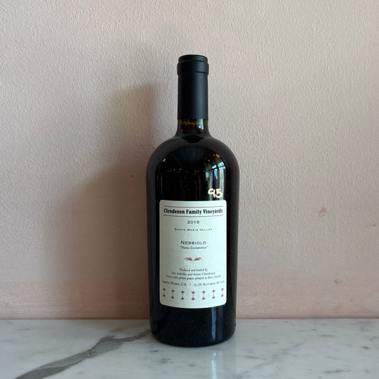 Clendenen Family Vineyards "Punta Exclamativa" Nebbiolo Reserva, Santa Maria, California 2018