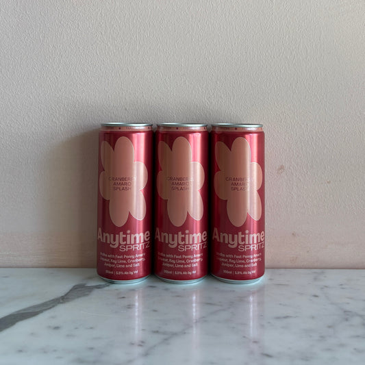 Anytime Spritz Cranberry Amaro Splash Single Can