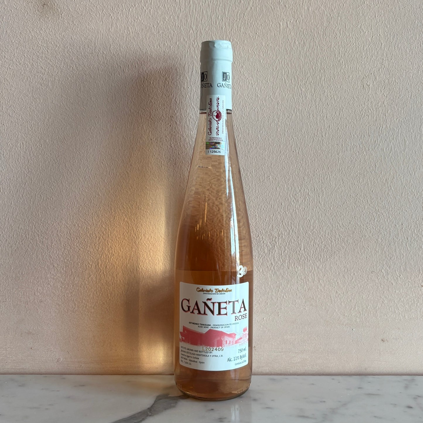 Gañeta "Arroxa" Txakoli Rosado, Basque Country, Spain 2024