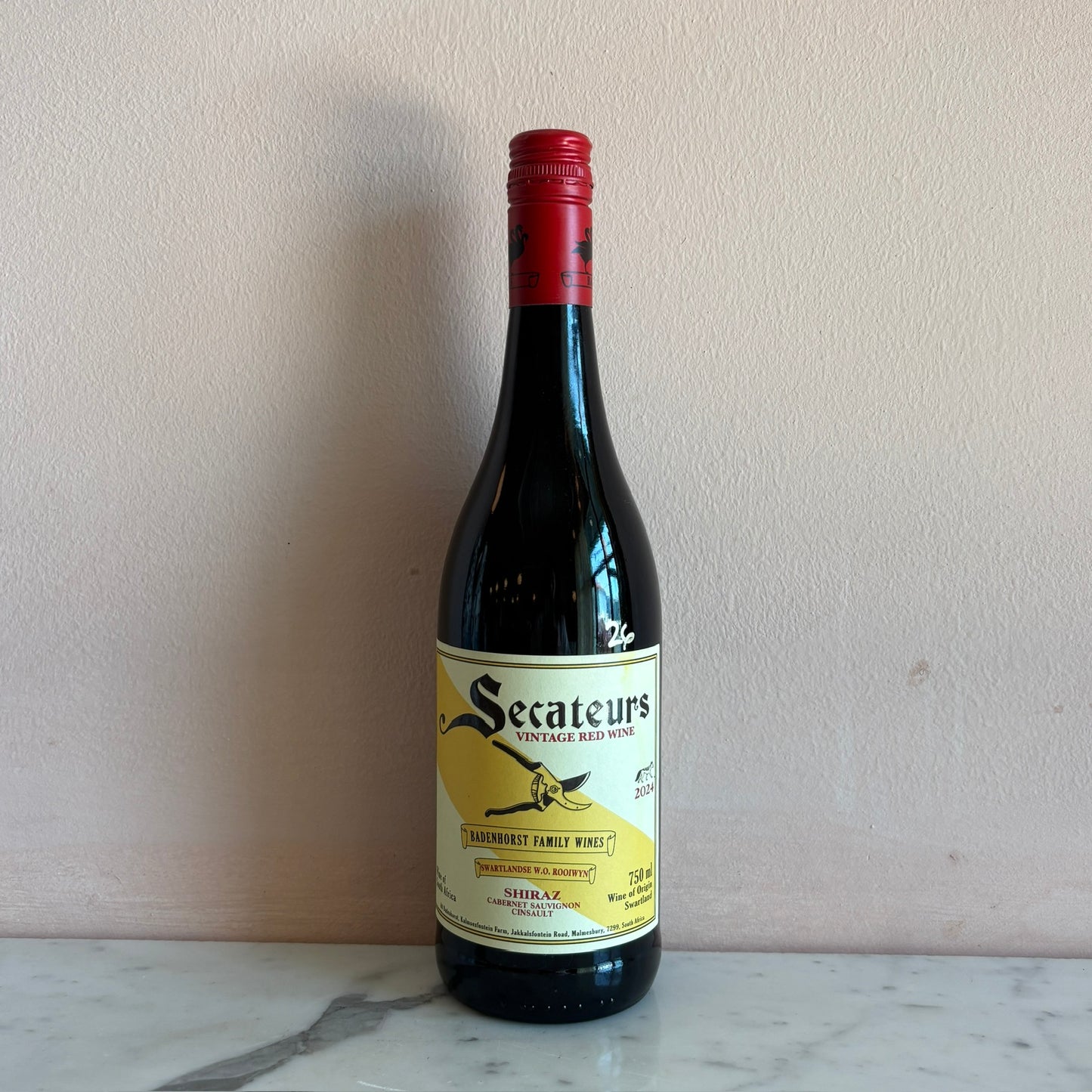 AA Badenhorst "Secateurs Red Blend" Swartland, South Africa 2024