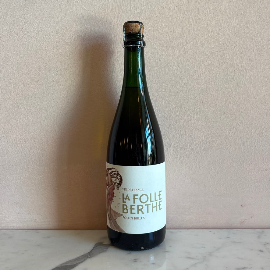 La Folle Berthe "Folles Bulles" Vin de France, Loire Valley, France 2022