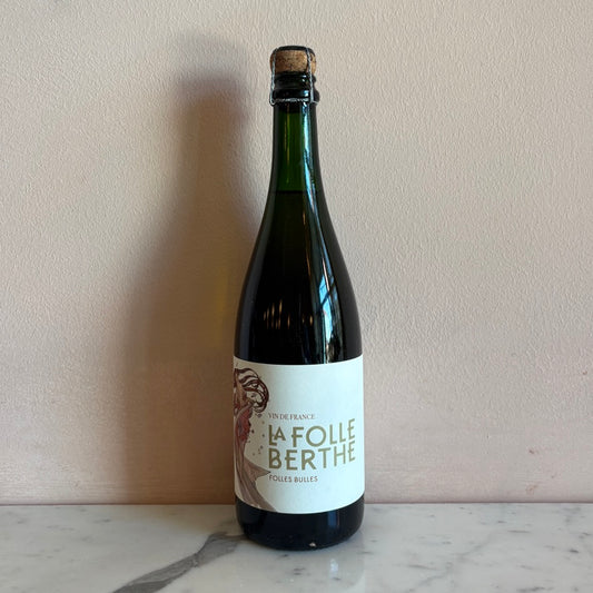 La Folle Berthe "Folles Bulles" Vin de France, Loire Valley, France 2022