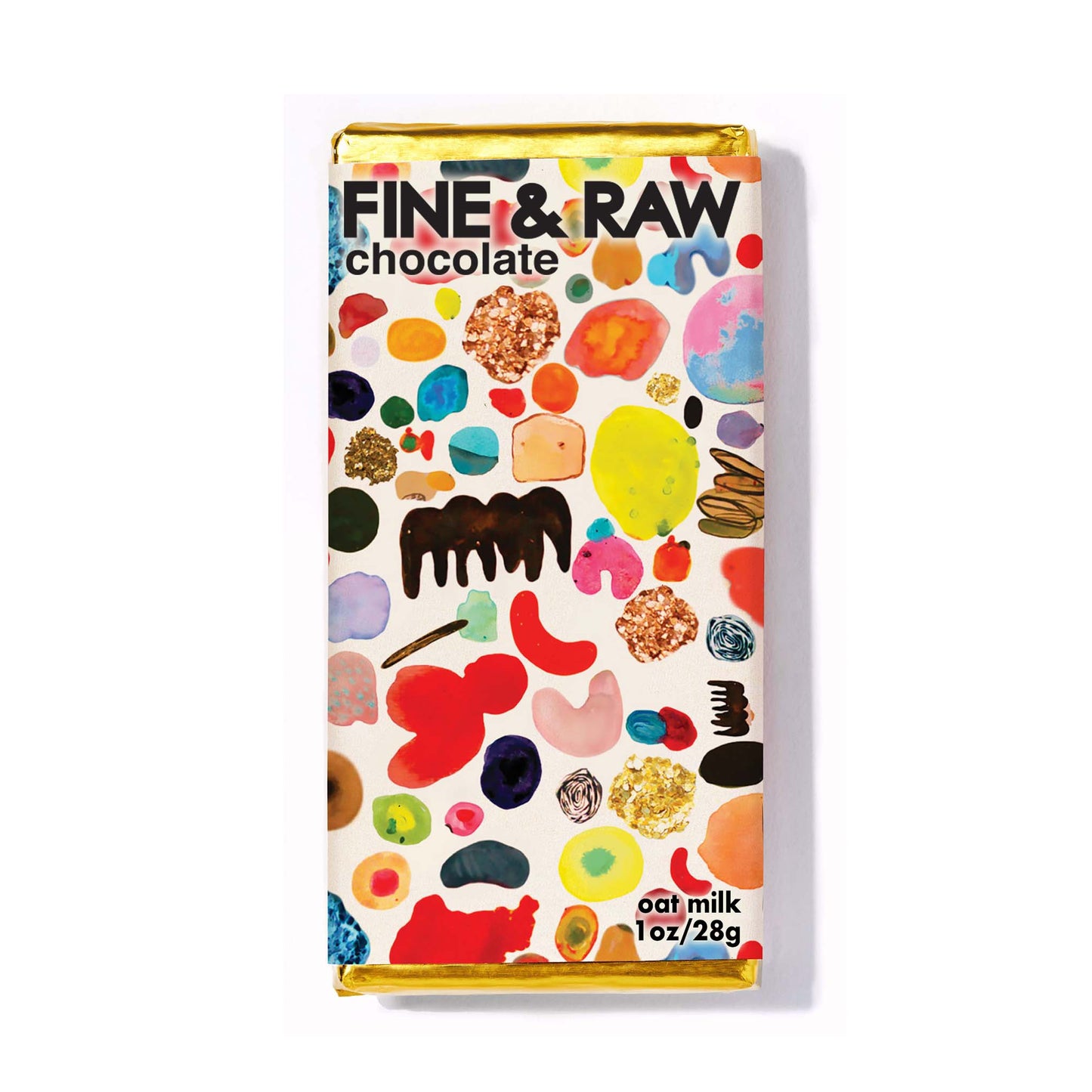 Fine & Raw Holiday 2025 Oat Milk Chocolate Bar
