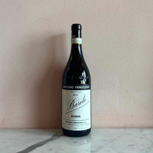 Giacomo Fenocchio "Barolo Bussia" Piedmont, Italy 2018