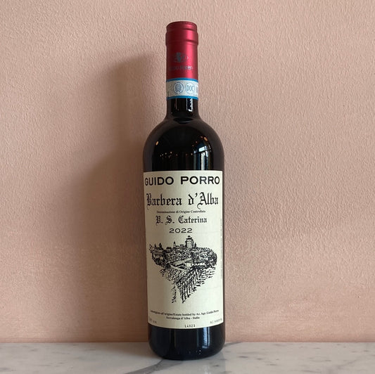 Guido Porro "Vigna Santa Caterina" Barbera d'Alba, Piedmont, Italy 2022