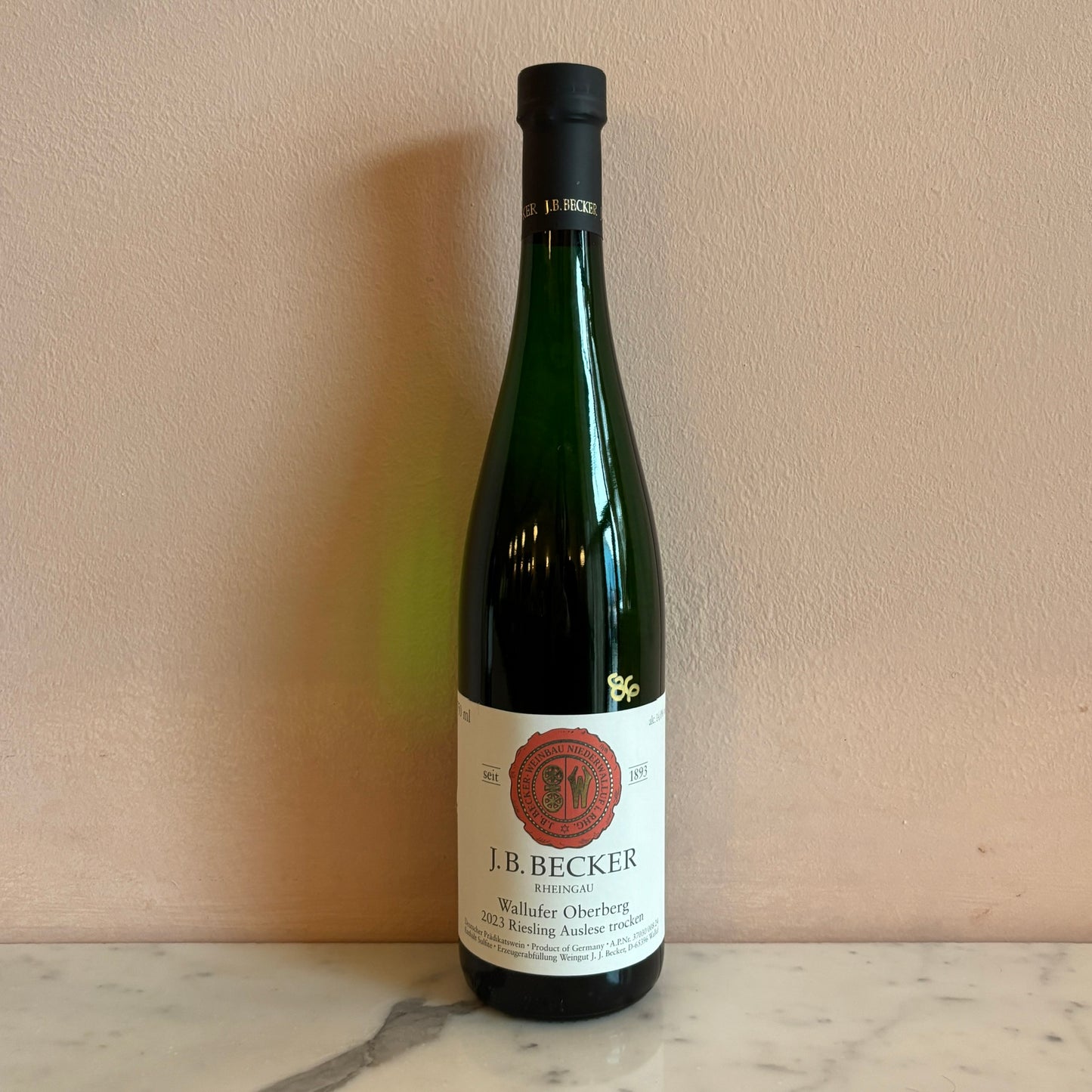 J.B. Becker "Oberberg" Riesling Auslese Trocken, Rheingau, Germany 2023