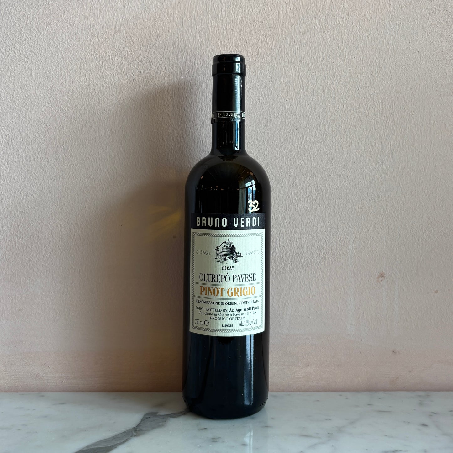 Bruno Verdi "Oltrepò Pavese Bianco" Pinot Grigio, Lombardy, Italy 2025