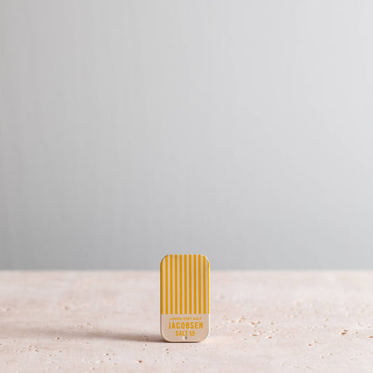 Jacobsen Salt Co. Infused Lemon Zest Sea Salt Slide Tin 0.4 oz