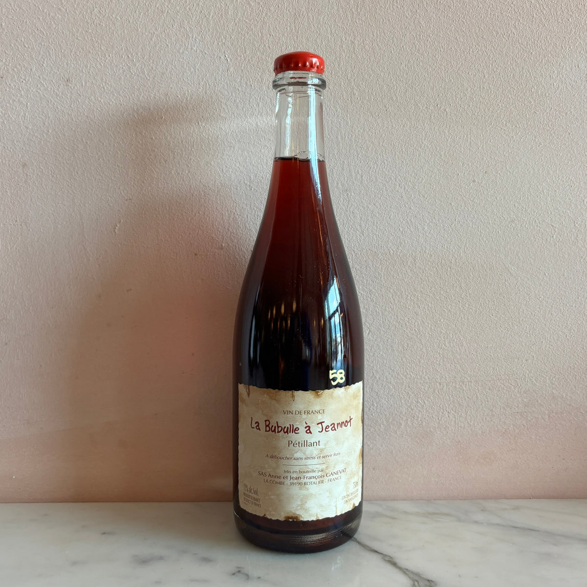 Anne & Jean-François Ganevat "La Bubulle à Jeannot" Vin de France Pétillant, Jura, France NV