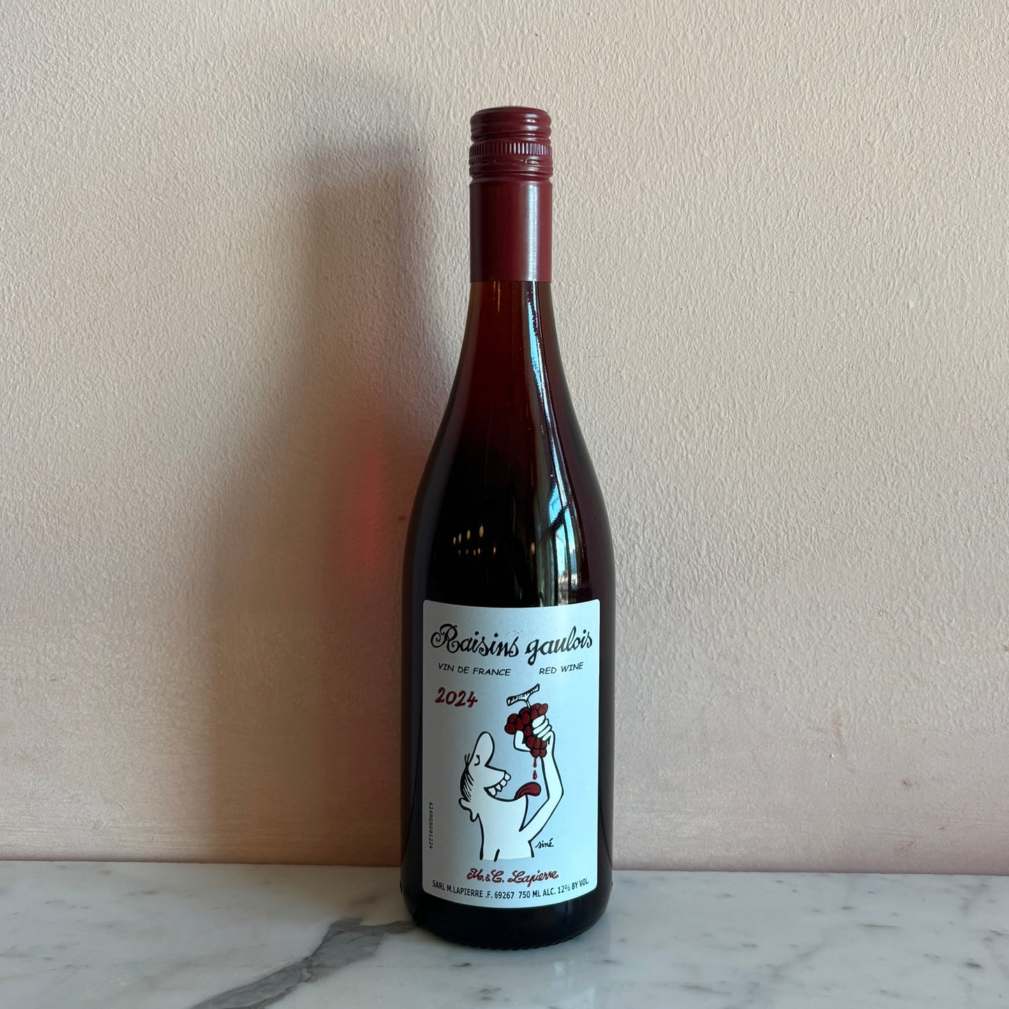 Marcel Lapierre "Raisins Gaulois" Vin de France Rouge, Beaujolais, France 2024