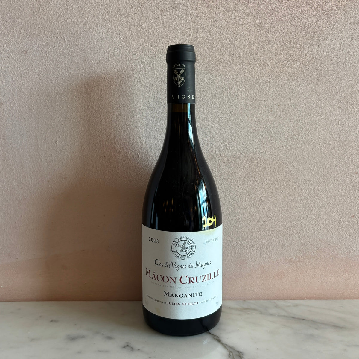 Julien Guillot Clos des Vignes du Maynes "Mâcon Cruzille Manganite" Burgundy, France 2023