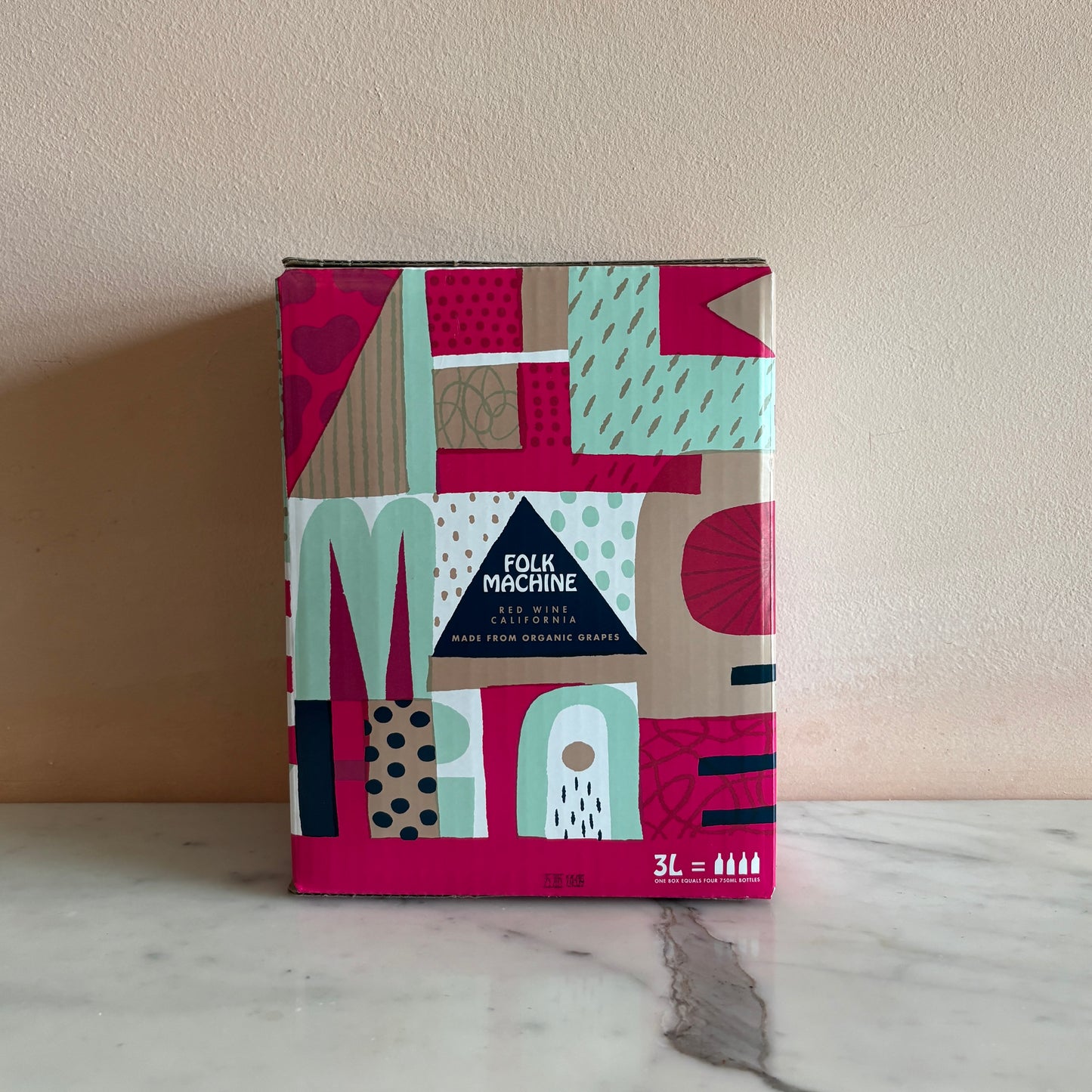 The Folk Machine "Red Wine" Bag-in-Box, Mendocino County, California NV