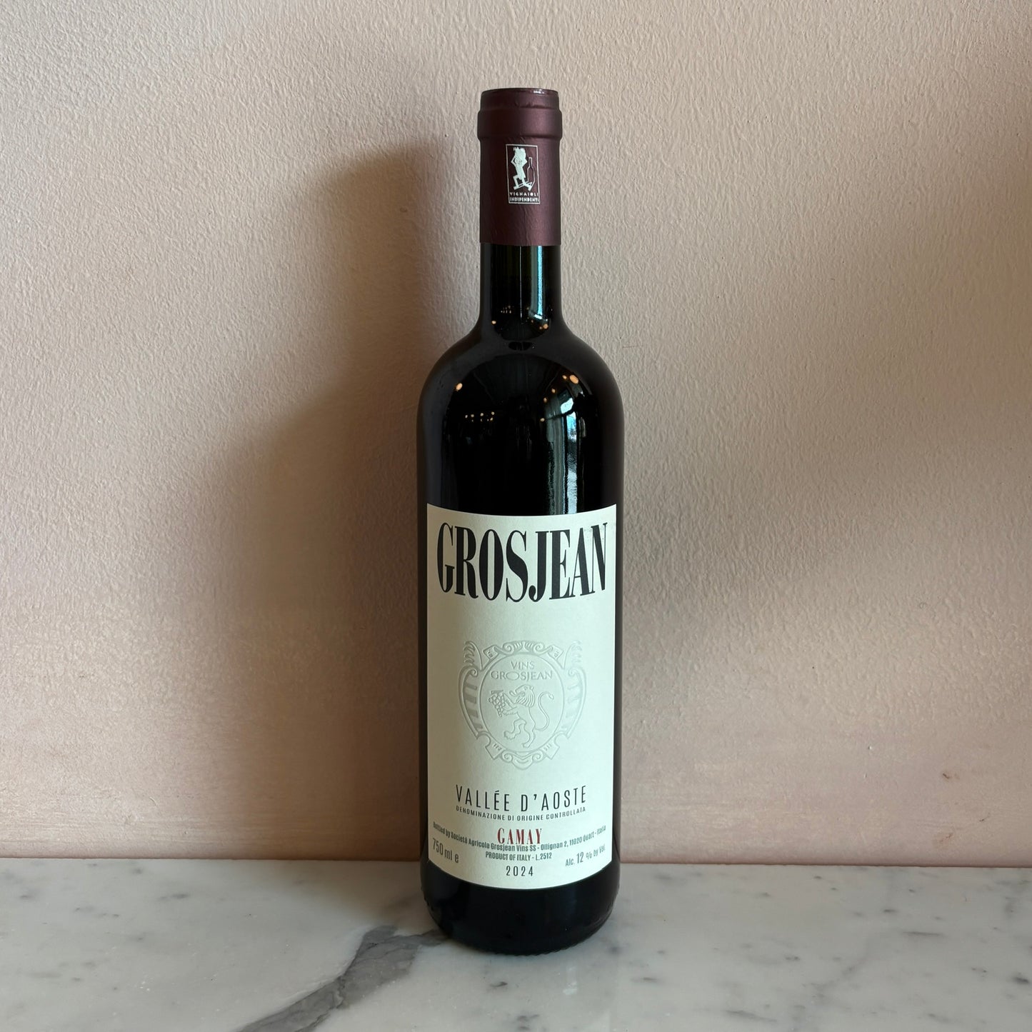 Grosjean "Gamay Vallee d'Aoste" Valle d'Aosta, Italy 2024